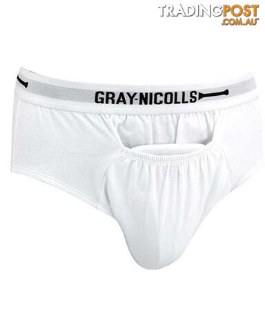 Gray-Nicolls Cricket Boys Briefs - White lSize 8 - GRAYNICOLLS