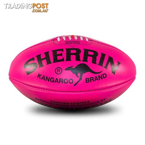 Sherrin KB Game Ball Pink - Size 5 - SHERRIN