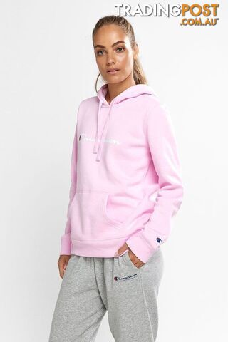 Champion Womens Script Hoodie - Pink - CHAMPION