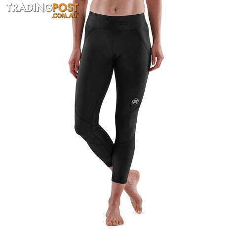 Skins Series-3 Womens 7/8 Tights - Black - SKINS
