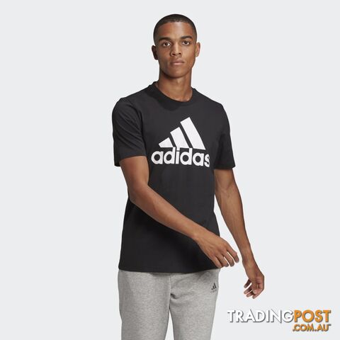 Adidas Mens Big Logo Tee - Black - ADIDAS