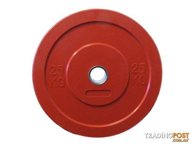 HCE Olympic Red Bumper Weight Plate 25kg - HCE - 20014667
