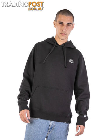 Russell Athletic Mens Originals Small Arch Hoodie - Black - RUSSELL ATHLETIC