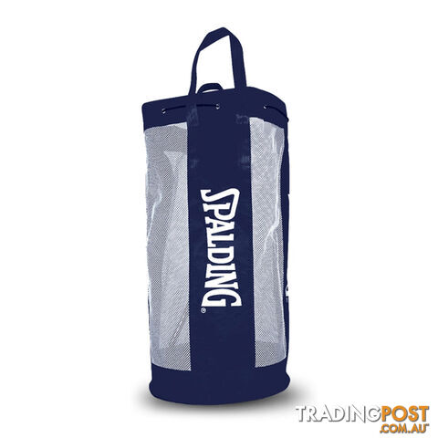Spalding Mesh 10 Ball Carry Bag-Black/White - SPALDING