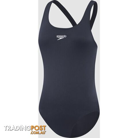 Speedo Girls Endurance + Leaderback Swimsuit - Speedo Navy - SPEEDO