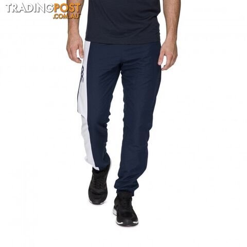 Canterbury Mens Tapered Stripe Cuffed Trackpant - Navy - CANTERBURY