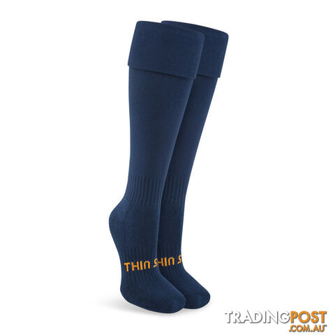 Thinskins Fine Knit Football Socks - Navy - THINSKINS - 9318317110062