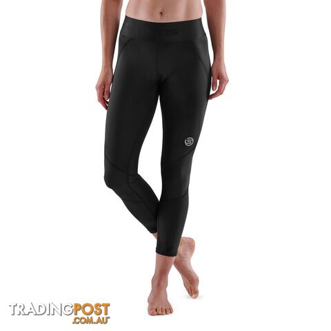 Skins Series-3 Womens 7/8 Tights - Black - SKINS