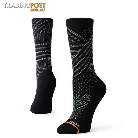 Stance Womens Uncommon Medium Train Crew Socks - Black - Stance - 190107276610