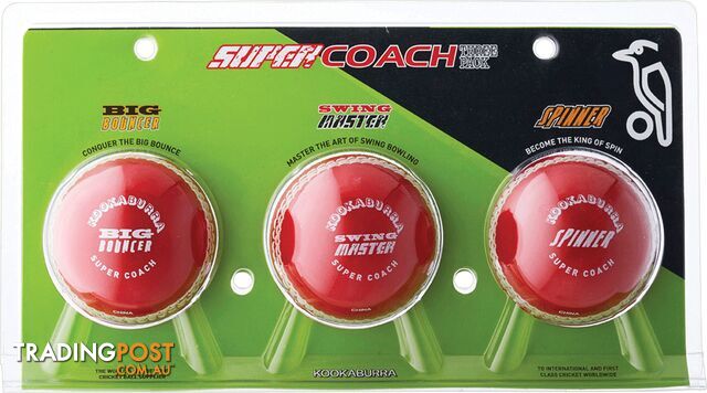 Kookaburra Senior Supercoach 3 Ball Pack - KOOKABURRA - 9313131125681