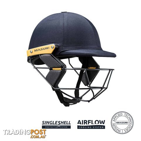 Masuri C Line Plus Steel Senior Batting Helmet (with Adjustor) l Size M - MASURI