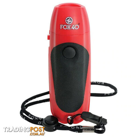 Fox40 Electronic Whistle W/ Lanyard - Red - Fox 40