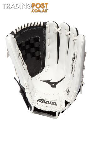 Mizuno Franchise 13 Inch Fastpitch Softball RHT Fielders Glove - Black/White - MIZUNO - 9342556356714