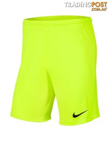 Nike Youth Park 3 Short - Volt - NIKE - 193654347994 - photo 1 of 1