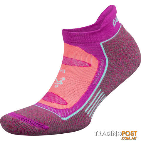 Balega Blister Resist No Show Sock - Lilac Rose/Electric Pink - BALEGA -...
