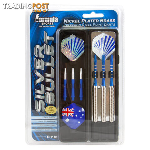 Formula Sports Silver Bullet Nickel Plated Brass Dart Gift Pack 25g - FORMULA...