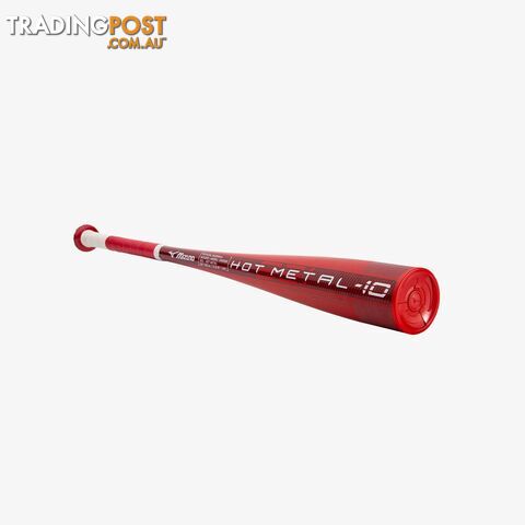 Mizuno B21 Hot Metal Youth (-10)Composite Baseball Bat - Red/White - MIZUNO -...