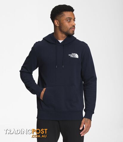 The North Face Mens Box NSE Pullover Hoodie - Horizon Red - THE NORTH FACE