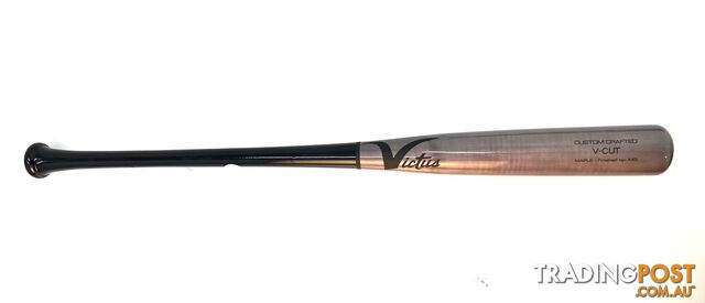 Victus Pro Custom Crafted V Cut 34 Inch Maple Baseball Bat- GlossGrey - Victus