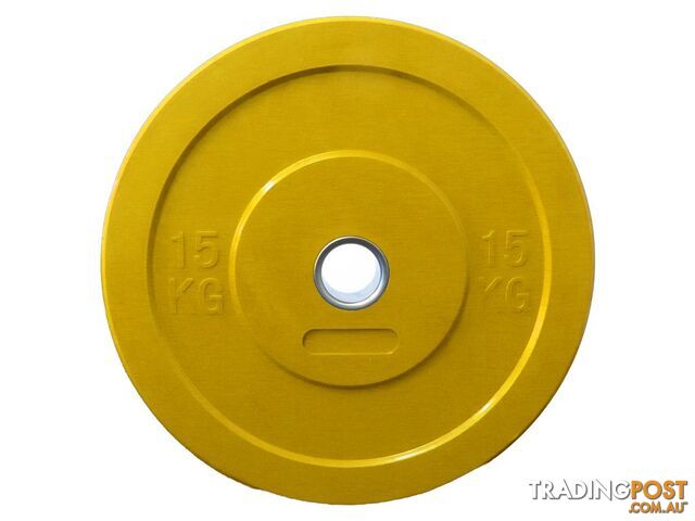HCE Olympic Yellow Bumper Weight Plate 15kg - HCE - 2200001522732