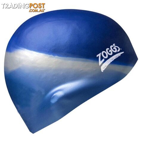 Zoggs Silicone Cap Multi Colour - Blue/Silver - ZOGGS