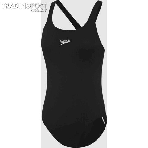 Speedo Girls Endurance + Medalist Swimsuit - Black - SPEEDO