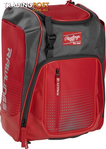 Rawlings Franchise Players Baseball/Softball Backpack - Scarlet - RAWLINGS