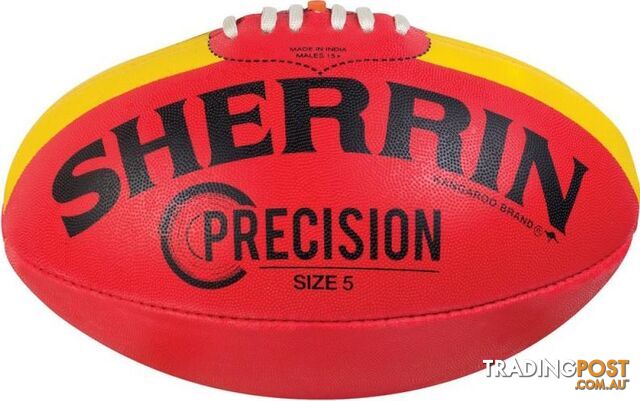 Sherrin Synthetic Precision Size 5 AFL Ball - SHERRIN - 9319966619340