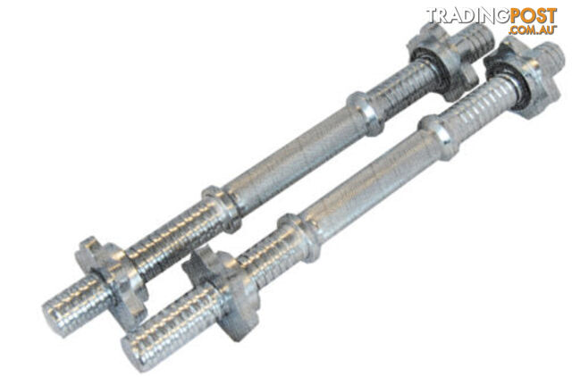 HCE Pair 16in Dumbbell Bar & Spinlock Collars - HCE