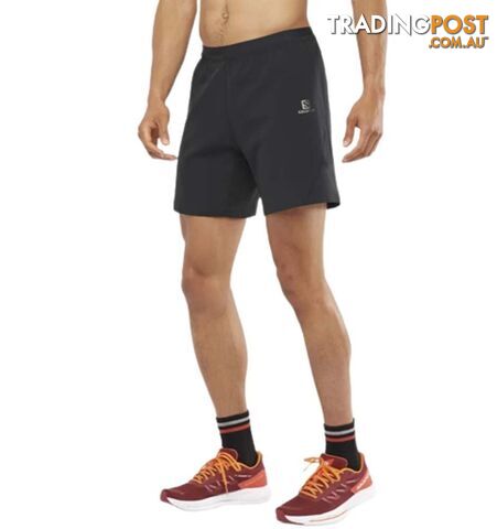 Salomon Mens Cross 7 Inch Shorts - Black - SALOMON