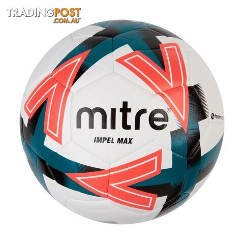 Mitre Impel Max Soccer Ball - White/Orange/Green - MITRE