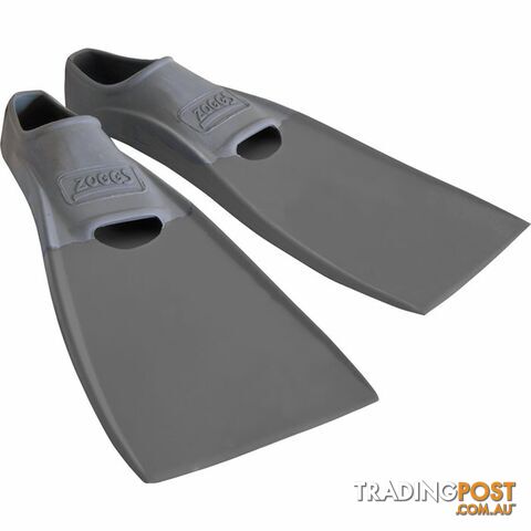 Zoggs Long Blade Rubber Swim Fins Size 15-17 - ZOGGS