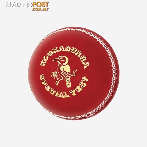 Kookaburra Special Test 142G Cricket Ball - Red - KOOKABURRA - 9313131005808