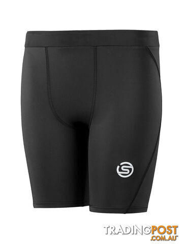 Skins Series-1 Youth Half Tights - Black - SKINS - 5056411803889
