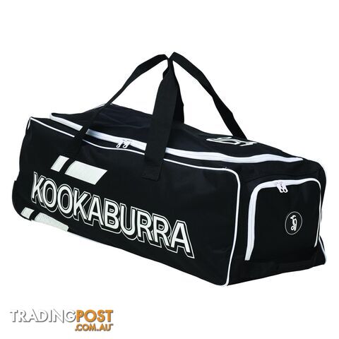 Kookaburra Pro 4.0 Wheelie Cricket Bag - Black/White - KOOKABURRA