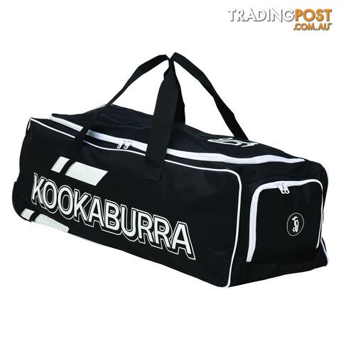 Kookaburra Pro 4.0 Wheelie Cricket Bag - Black/White - KOOKABURRA