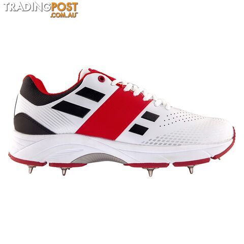 Gray-Nicolls Players Full Spike Junior Cricket Shoes - White - GRAYNICOLLS