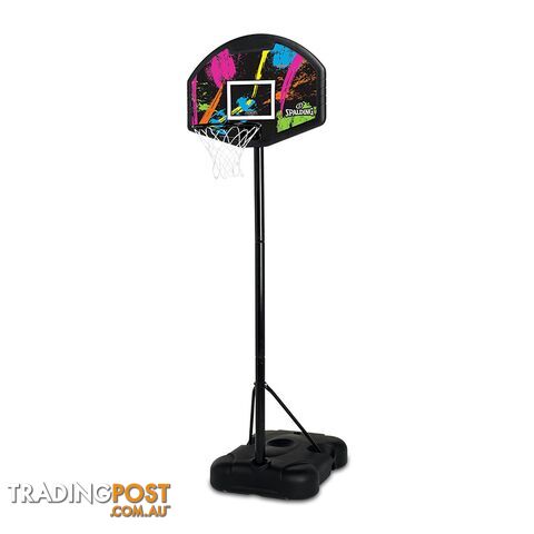 Spalding Marble Youth 32in Fan Portable Basketball System - SPALDING -...