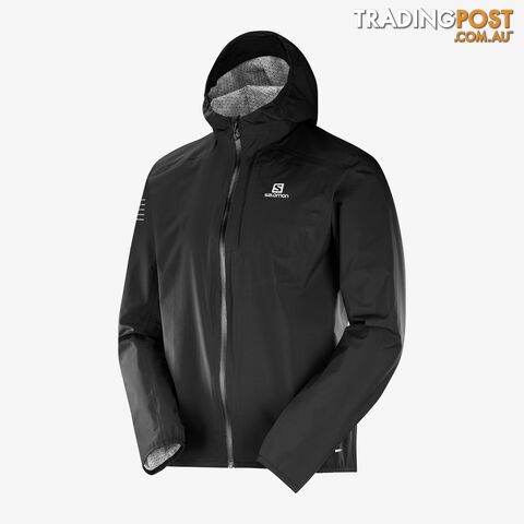 Salomon Mens Bonatti Wp Jacket - Black - SALOMON - 889645526607