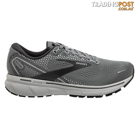 Brooks Mens Ghost 14 D Running Shoe - Grey - BROOKS - 190340950032