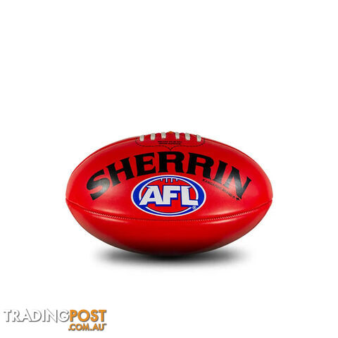 Sherrin Mini Replica AFL Ball - RED - SHERRIN