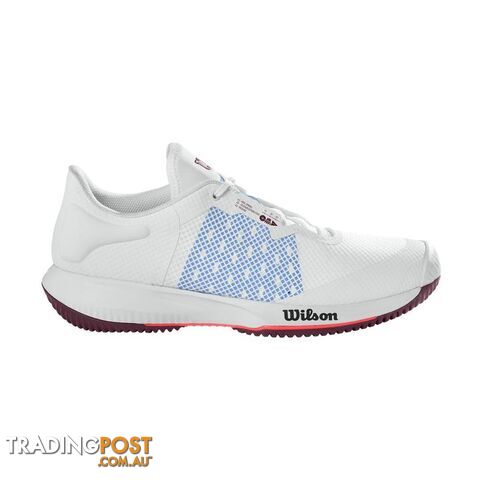 Wilson Womens Kaos Swift Tennis Shoe - Wh/Chambray/Fig - WILSON