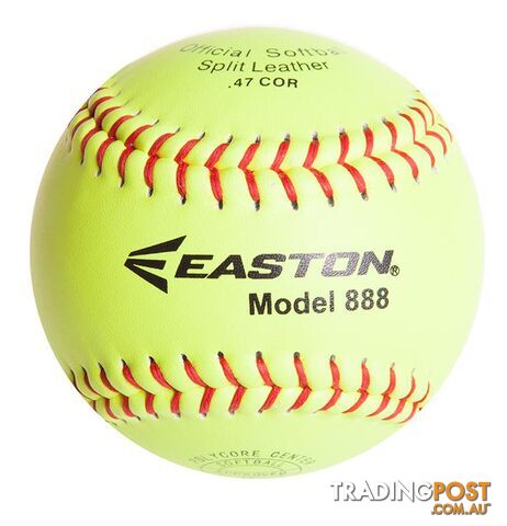 Easton 888 12Inch Fluro Leather Regulation Softball - EASTON - 9327198009235