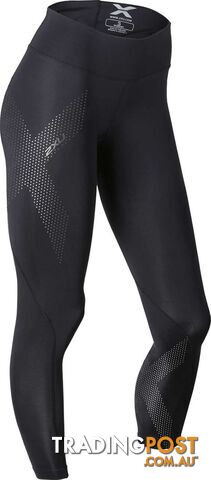 2XU Womens Motion Mid-Rise Comp Tights - 2XU - 9336340288800