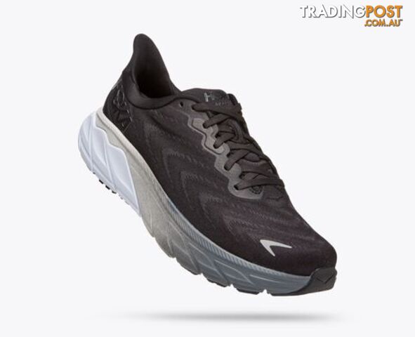 Hoka Arahi 6 Womens Running Shoe - Black/White - HOKA