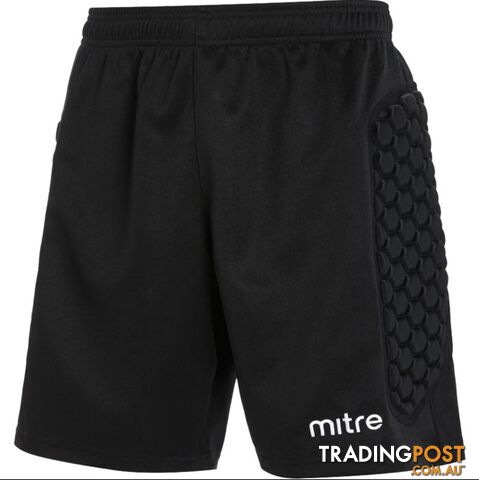 Mitre Guard Padded GK Short - Black - MITRE - 5037823936426