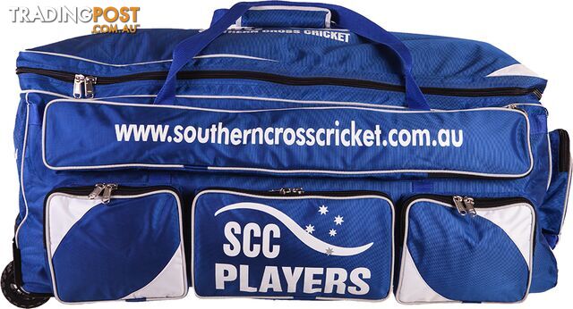 SCC Players Wheelie Cricket Bag - SCC - 9348605004513