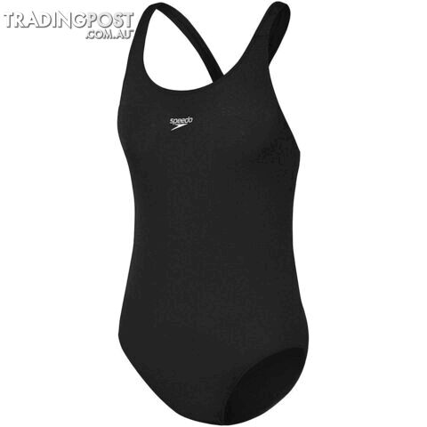 Speedo Junior Girls Endurance Medalist One Piece Swimsuit - Black - SPEEDO -...