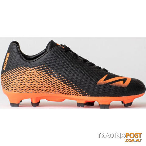 Nomis Magnet FG Kids Footy Boot - Black/Orange - NOMIS