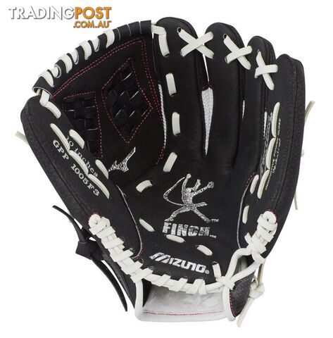 Mizuno GPP1005F3 Prospect Fastpitch Ball Glove Blk/Wht 10 RHT - MIZUNO - 9342556281801